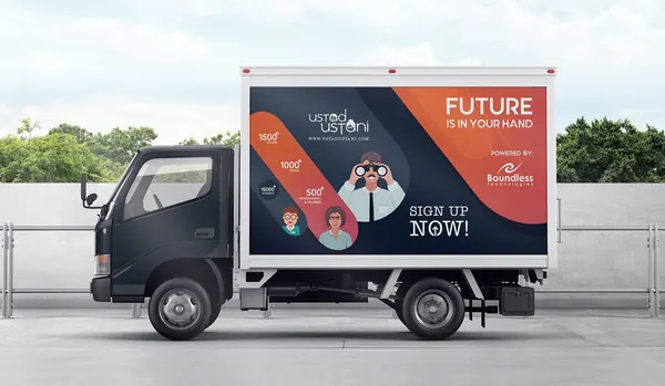 Boundless Technologies corporate identity design showcase 2