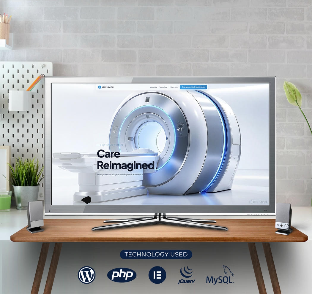 Apex Health AI website header