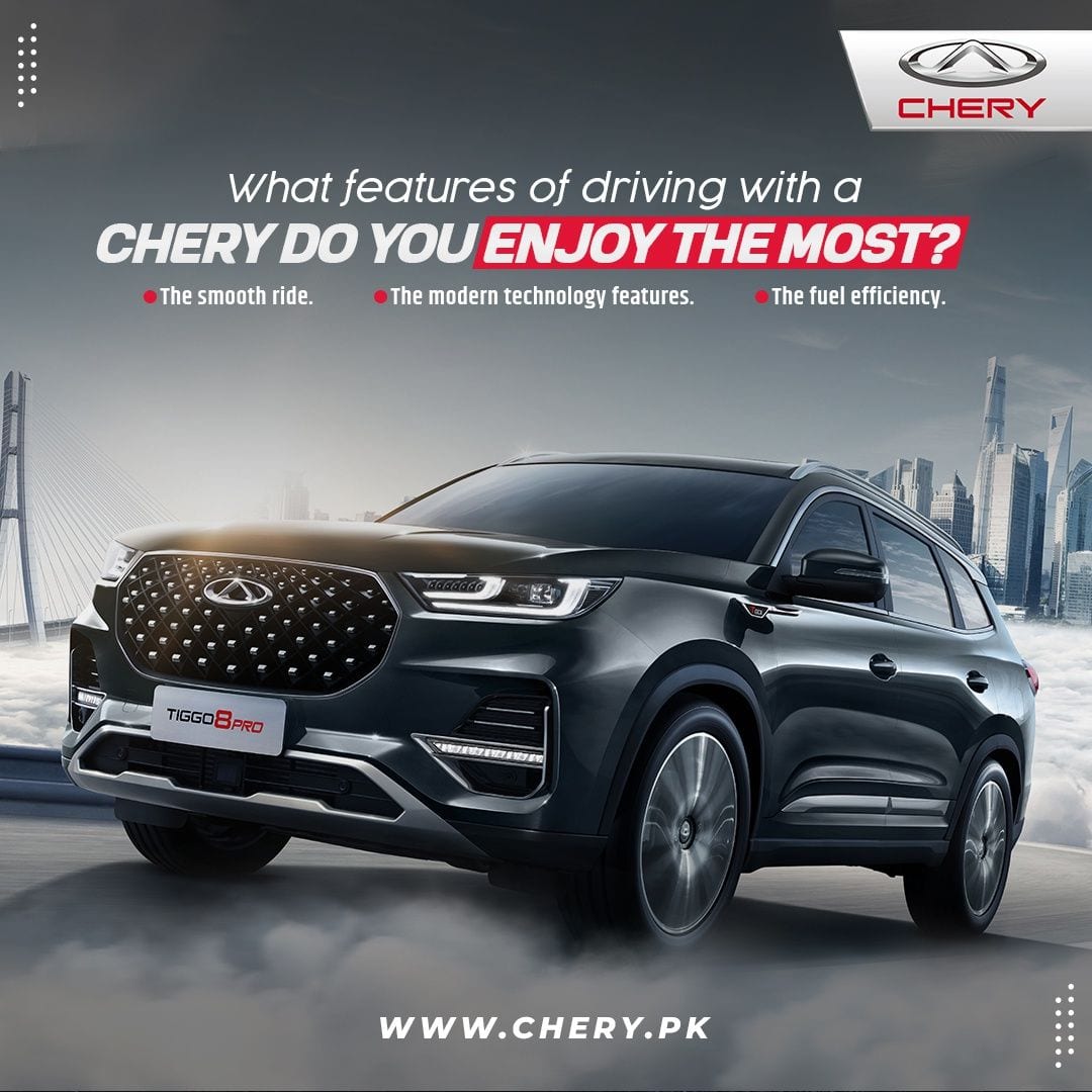 Chery Pakistan campaign post