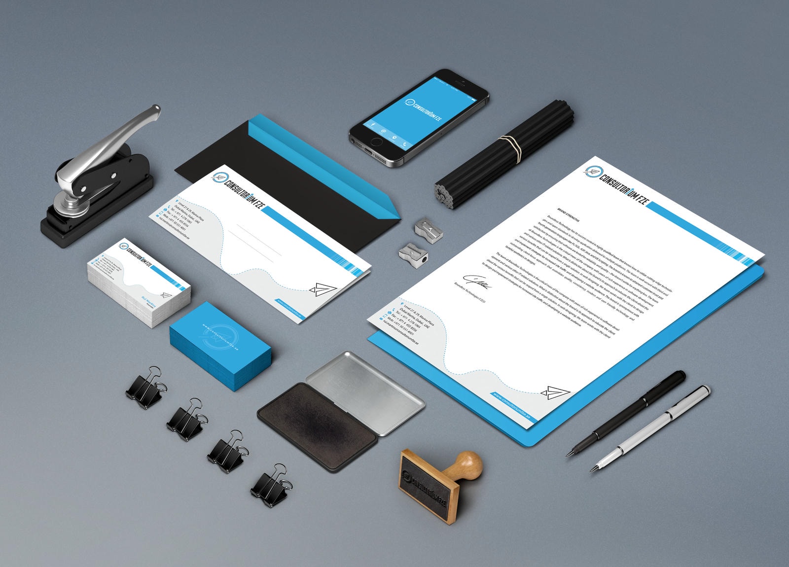 Boundless Technologies corporate identity design