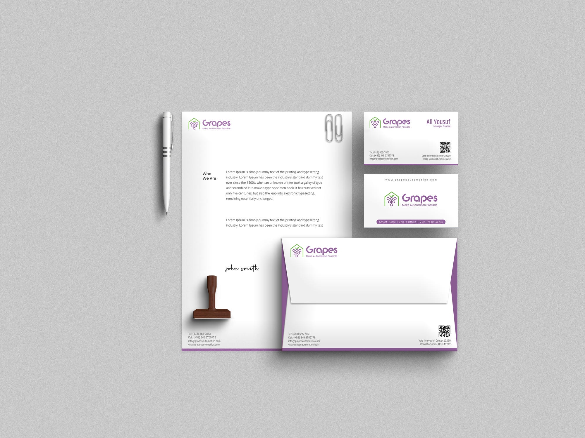 Boundless Technologies corporate identity design