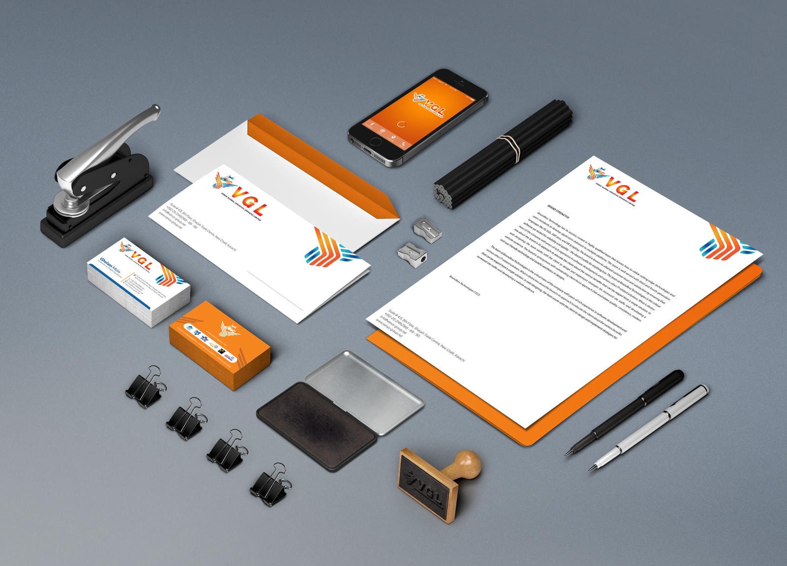 Boundless Technologies corporate identity design