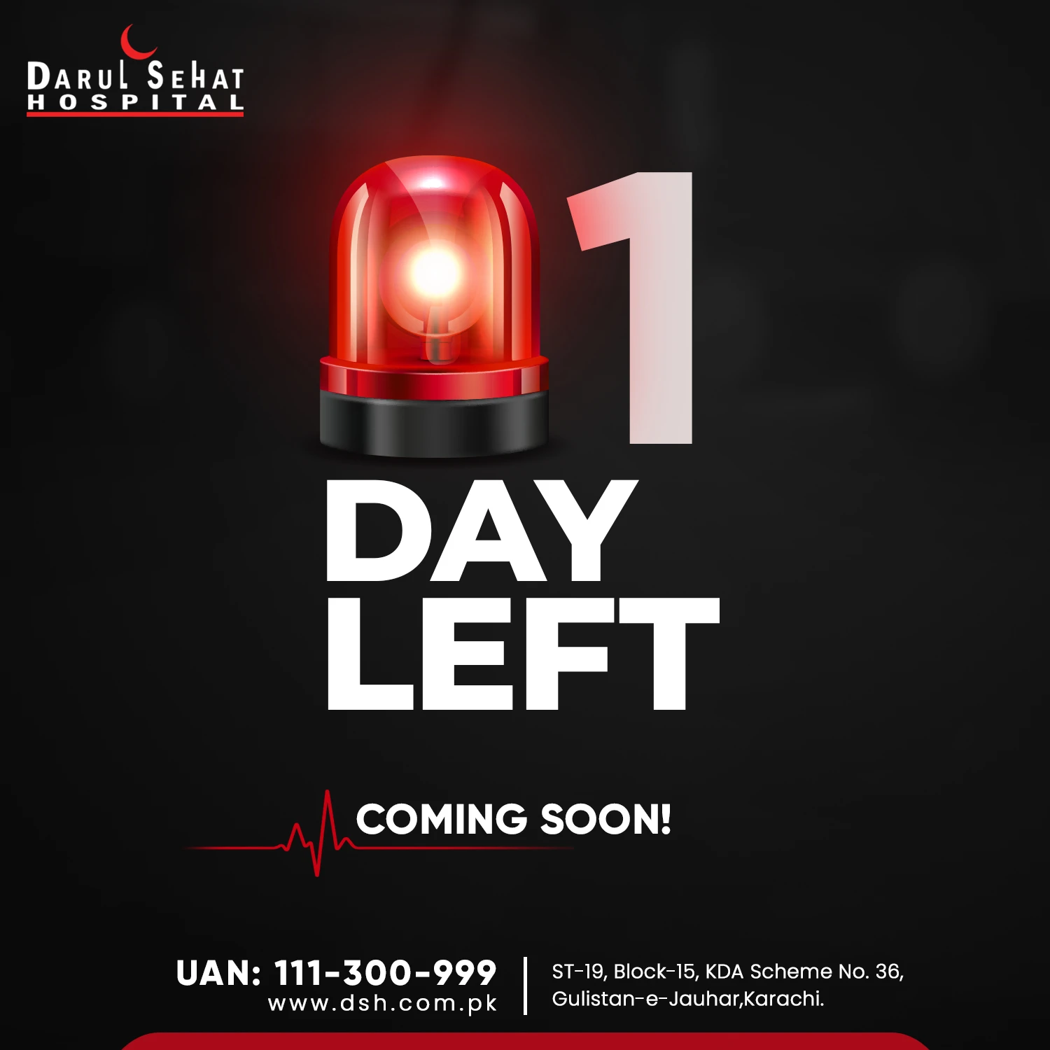Darul Sehat Hospital campaign post