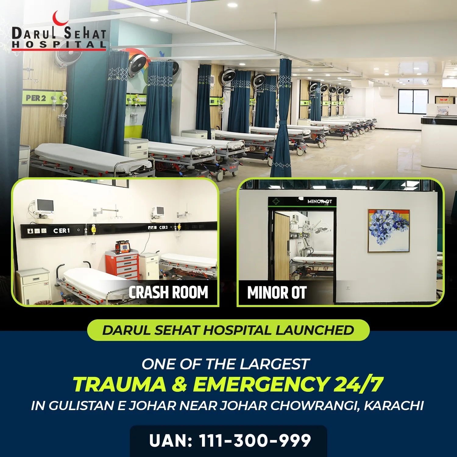 Darul Sehat Hospital campaign post