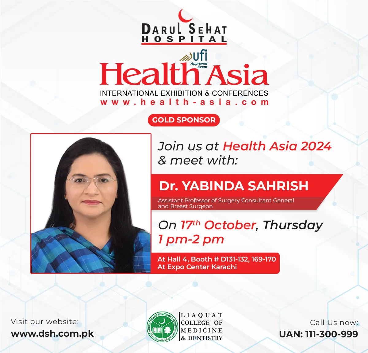 Darul Sehat Hospital campaign post