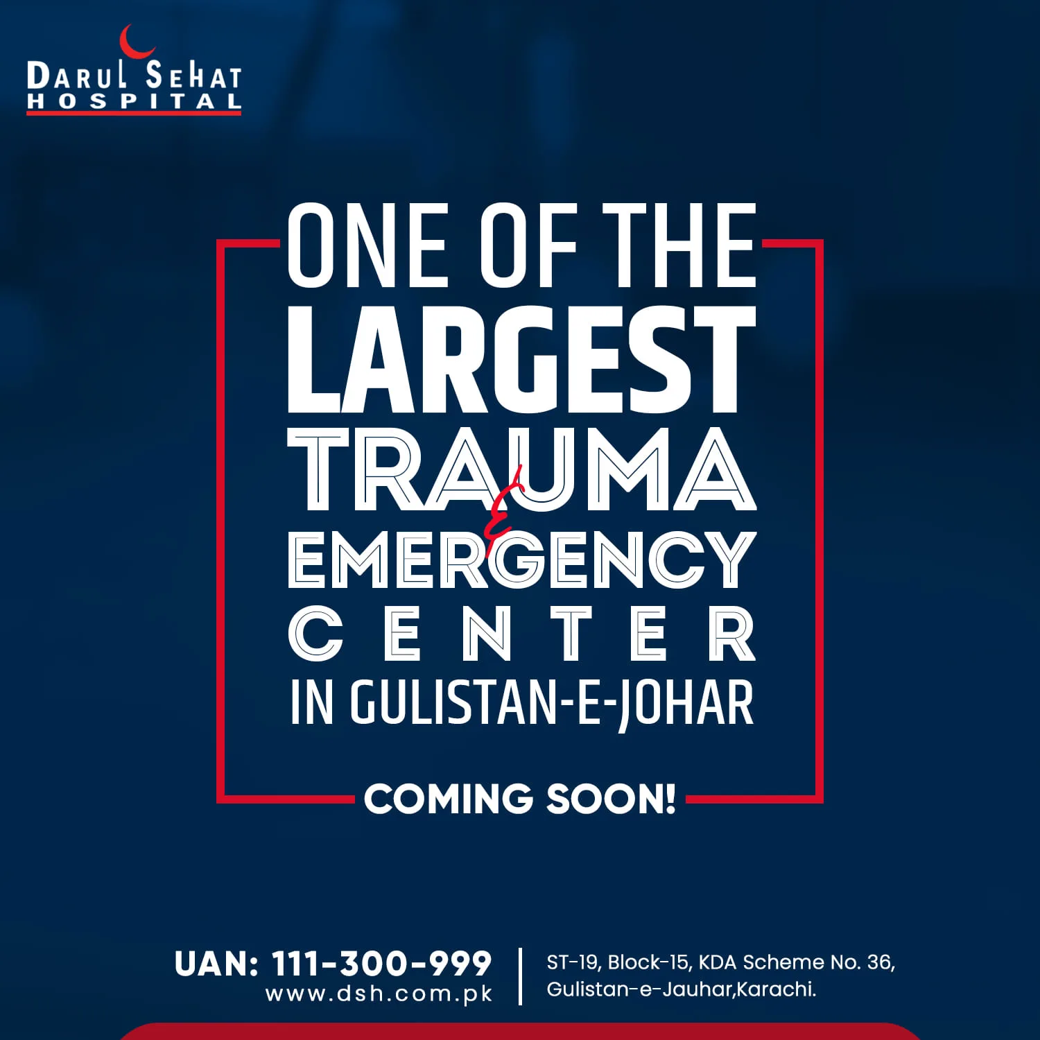 Darul Sehat Hospital campaign post