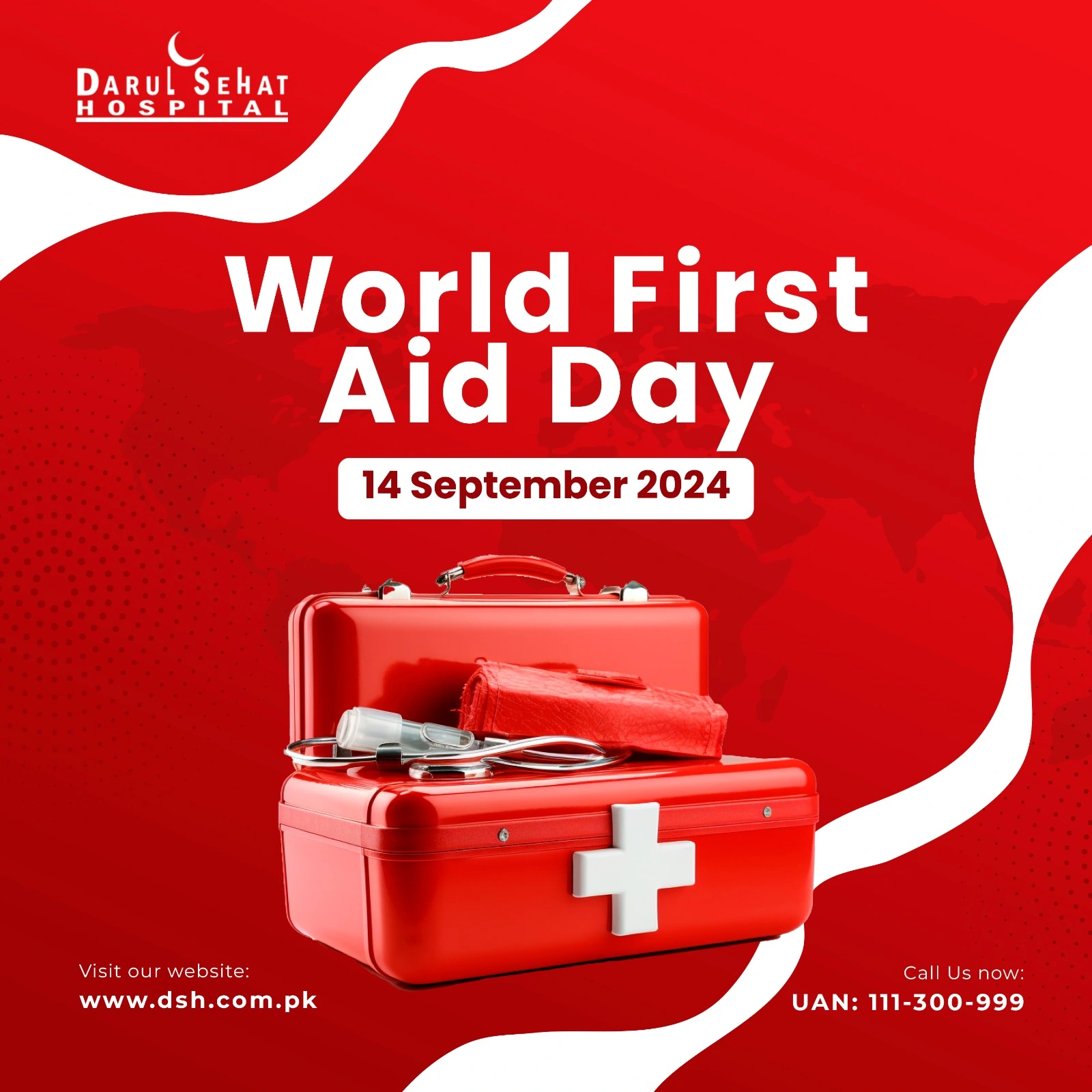 Darul Sehat Hospital campaign post