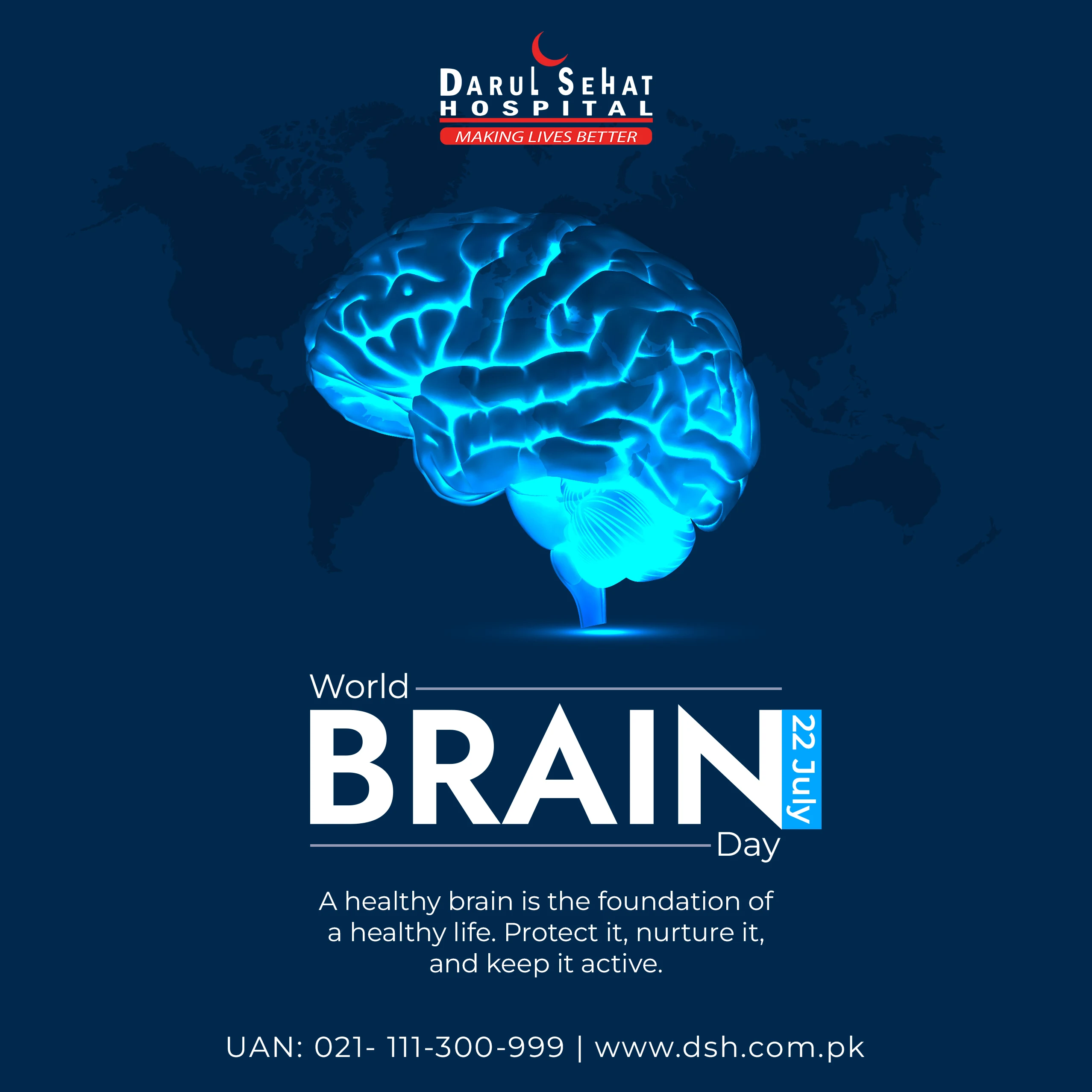 Darul Sehat Hospital campaign post