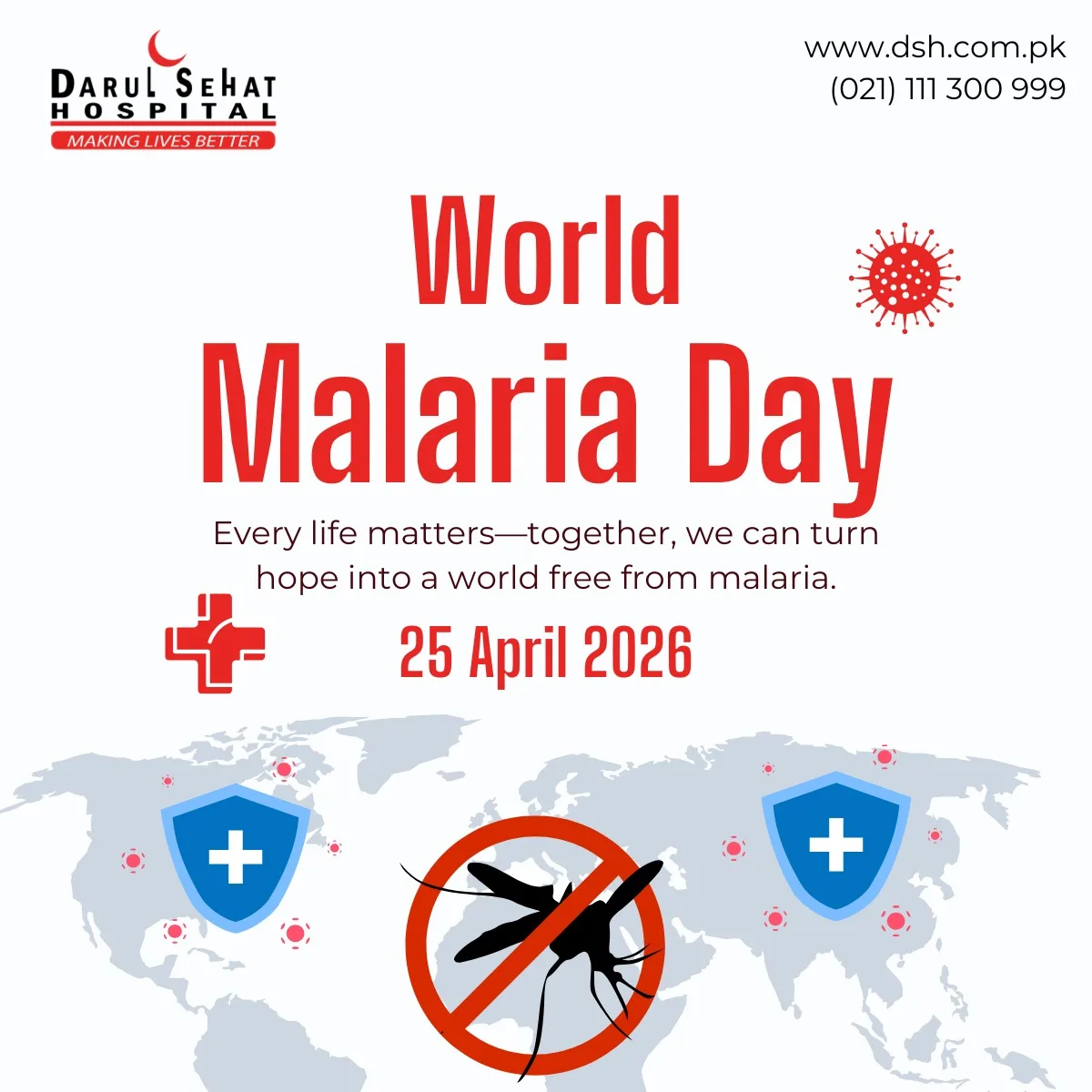 Darul Sehat Hospital campaign post