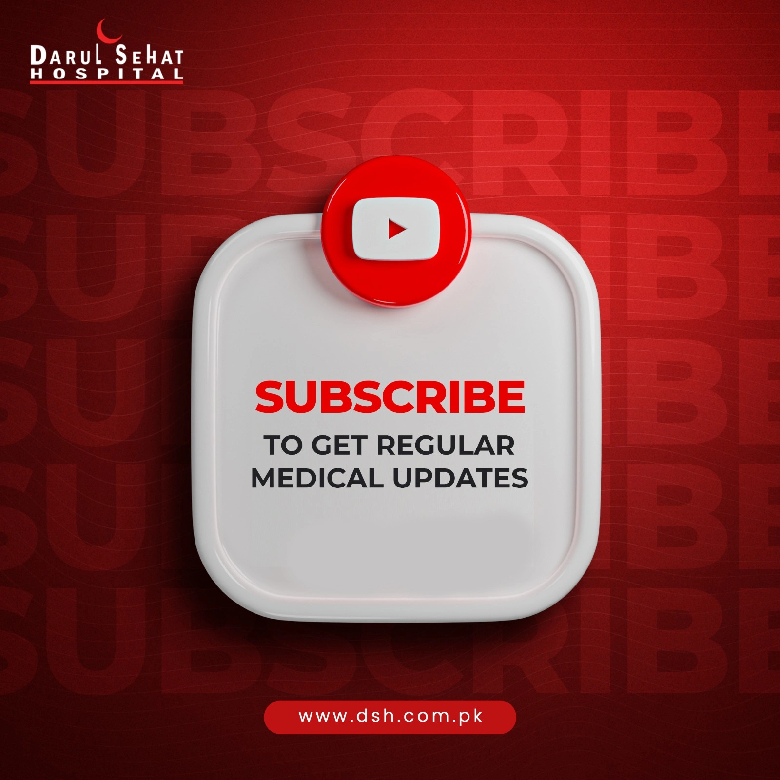 Darul Sehat Hospital campaign post