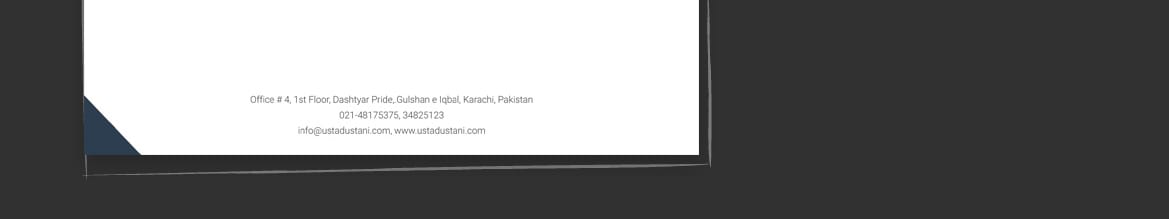 Ustad Ustani design presentation