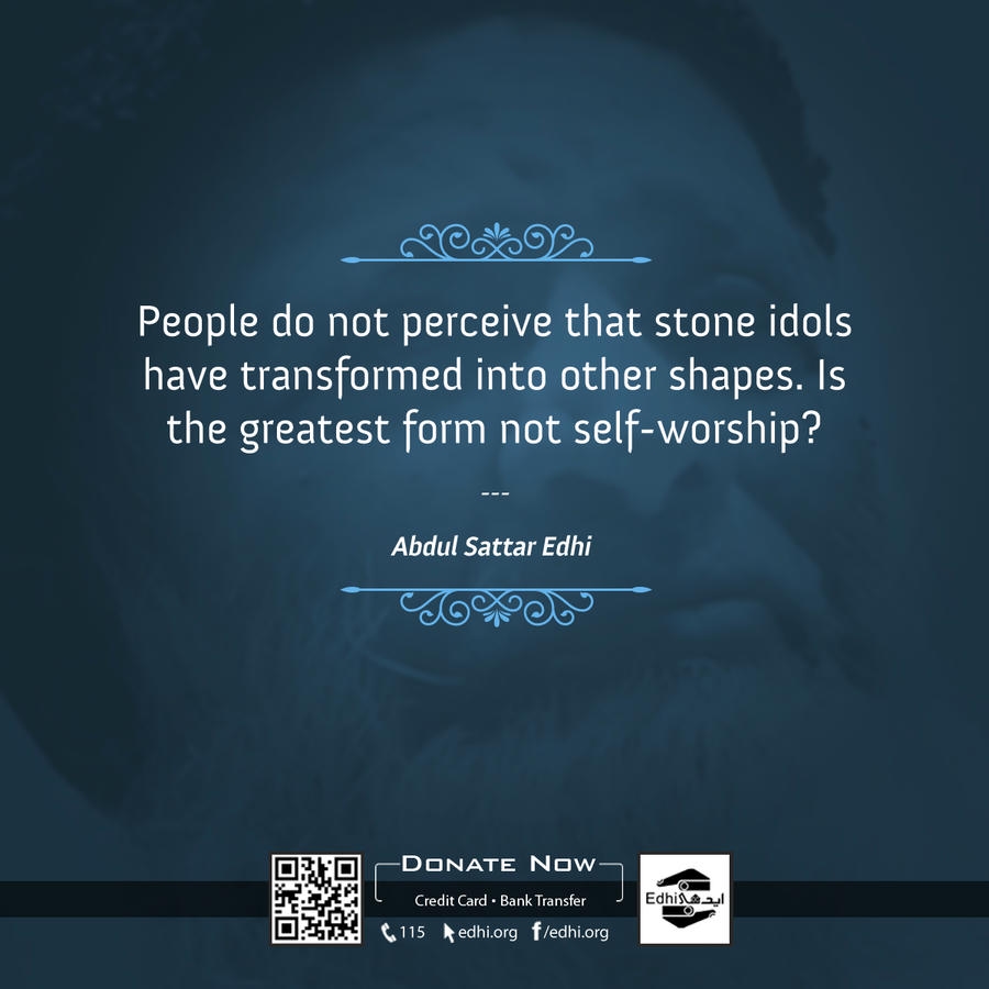 Edhi Foundation campaign post