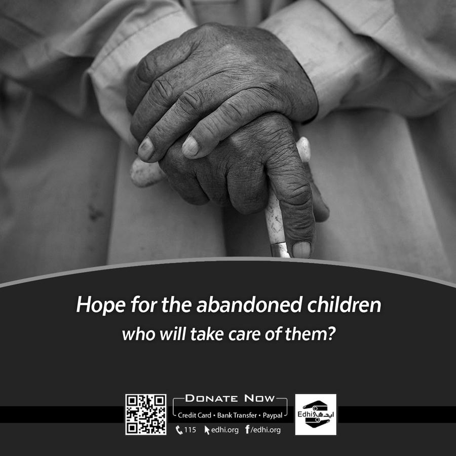 Edhi Foundation campaign post