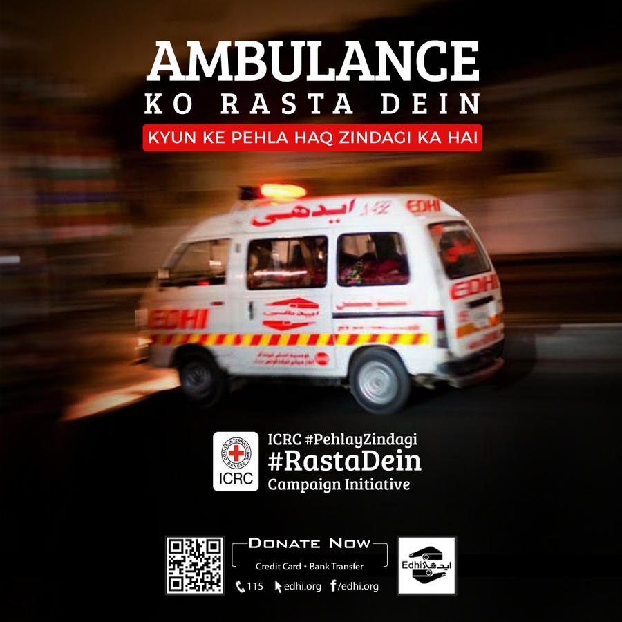 Edhi Foundation campaign post