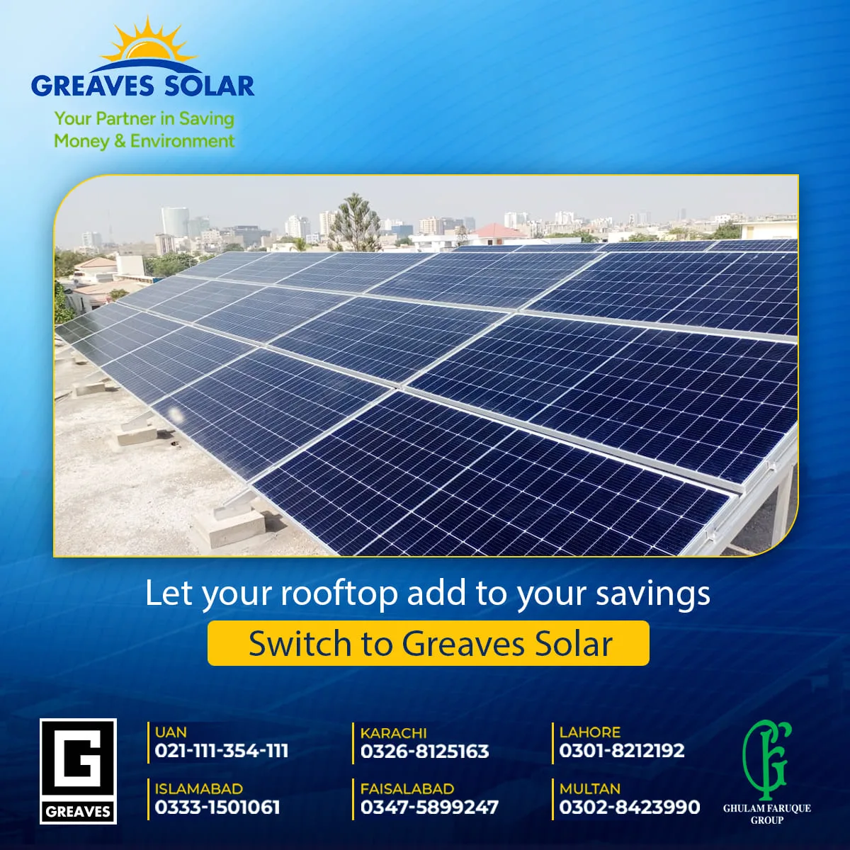 Greaves Solar campaign post