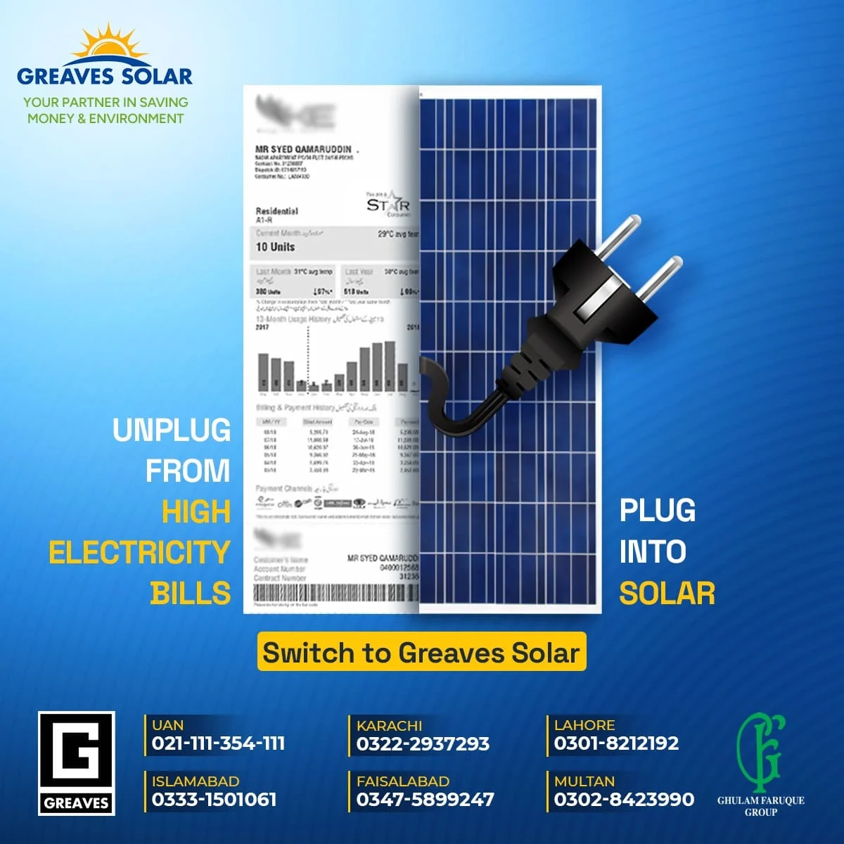 Greaves Solar campaign post