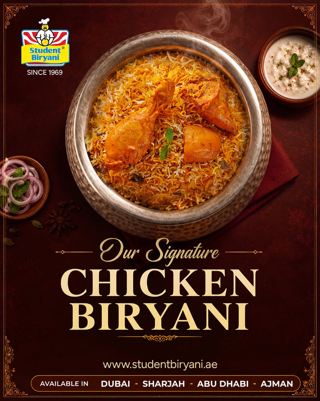 Student Biryani campaign post