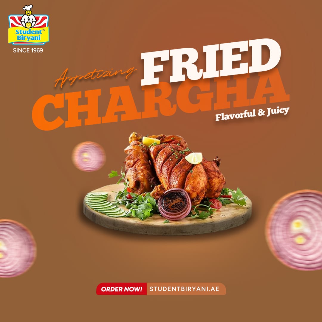 Student Biryani campaign post