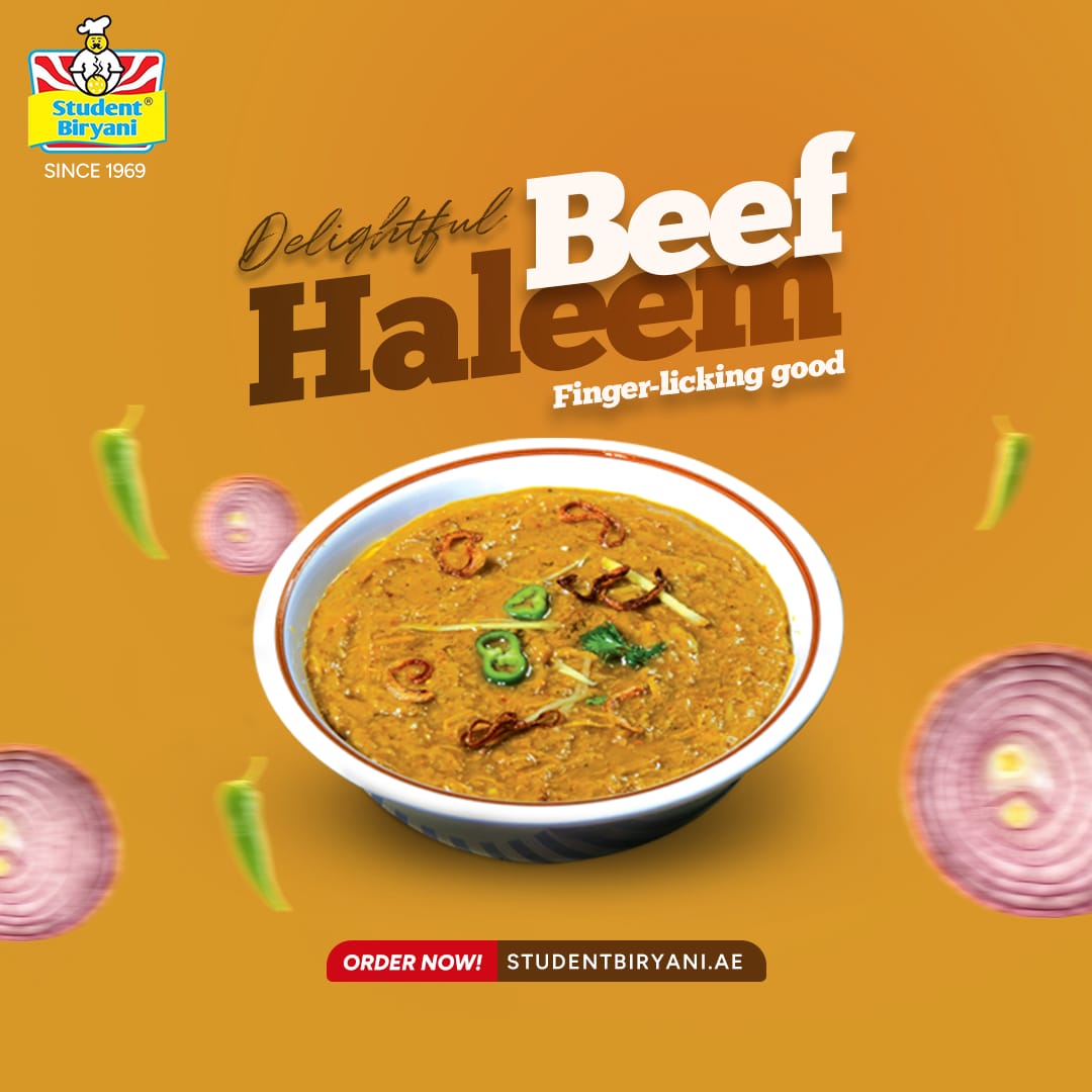Student Biryani campaign post