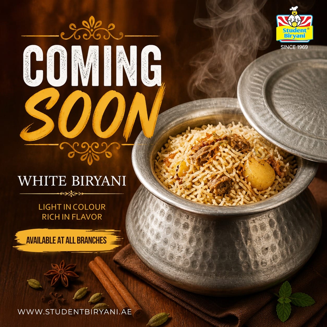 Student Biryani campaign post