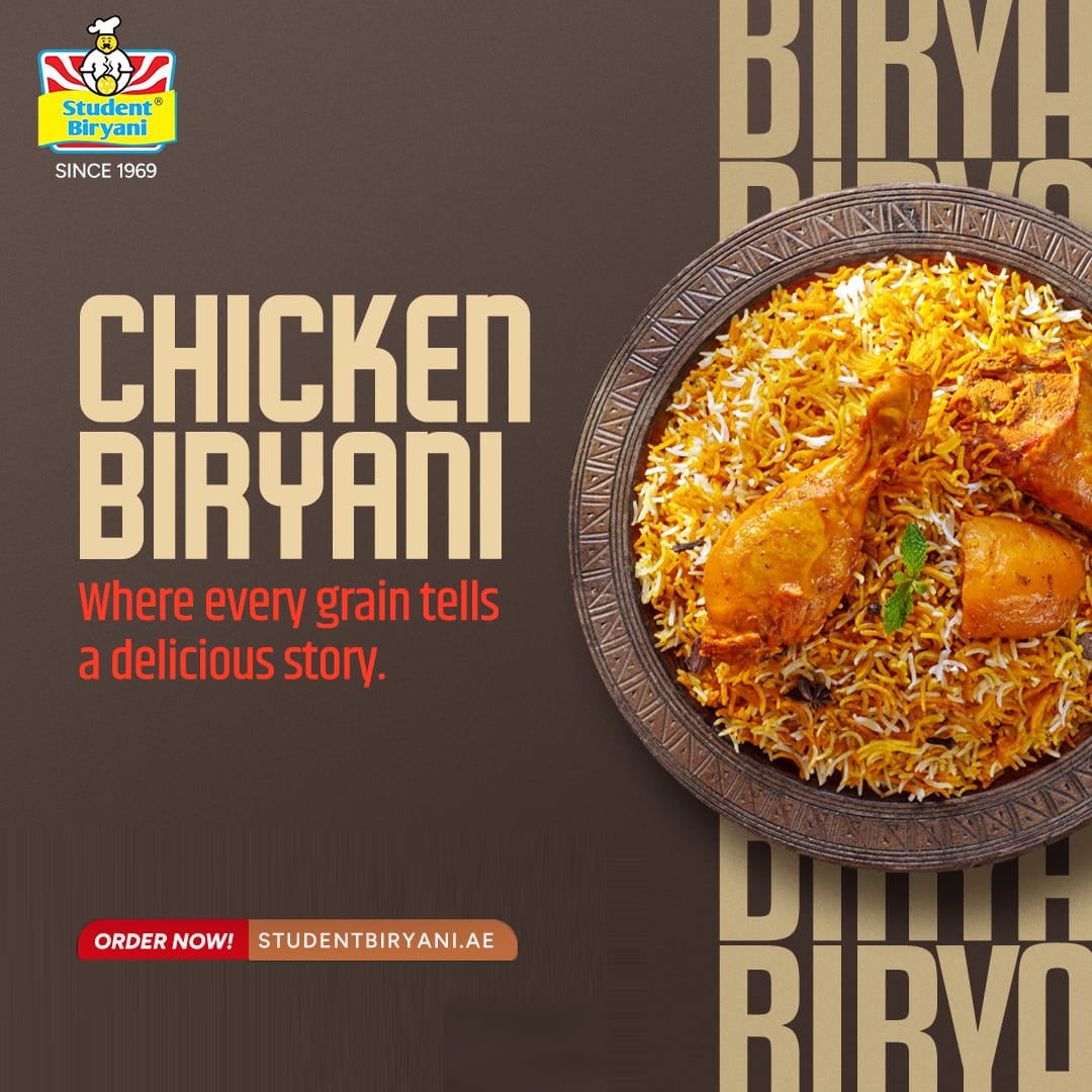 Student Biryani campaign post