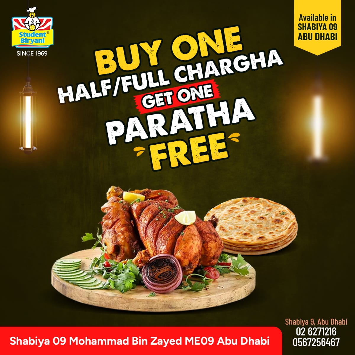 Student Biryani campaign post