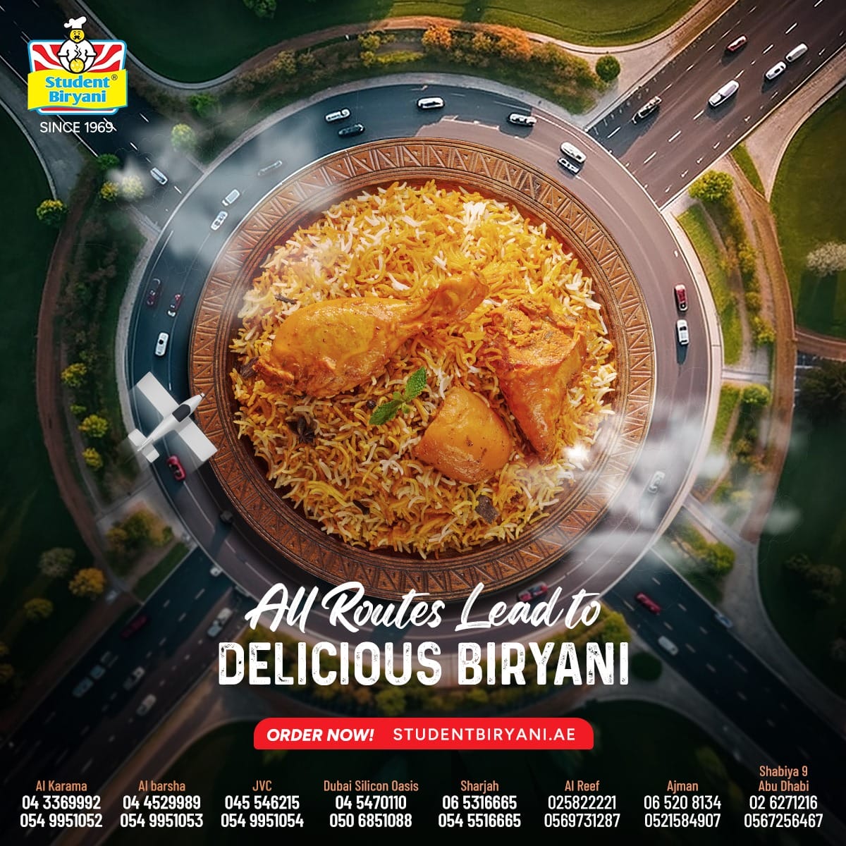 Student Biryani campaign post