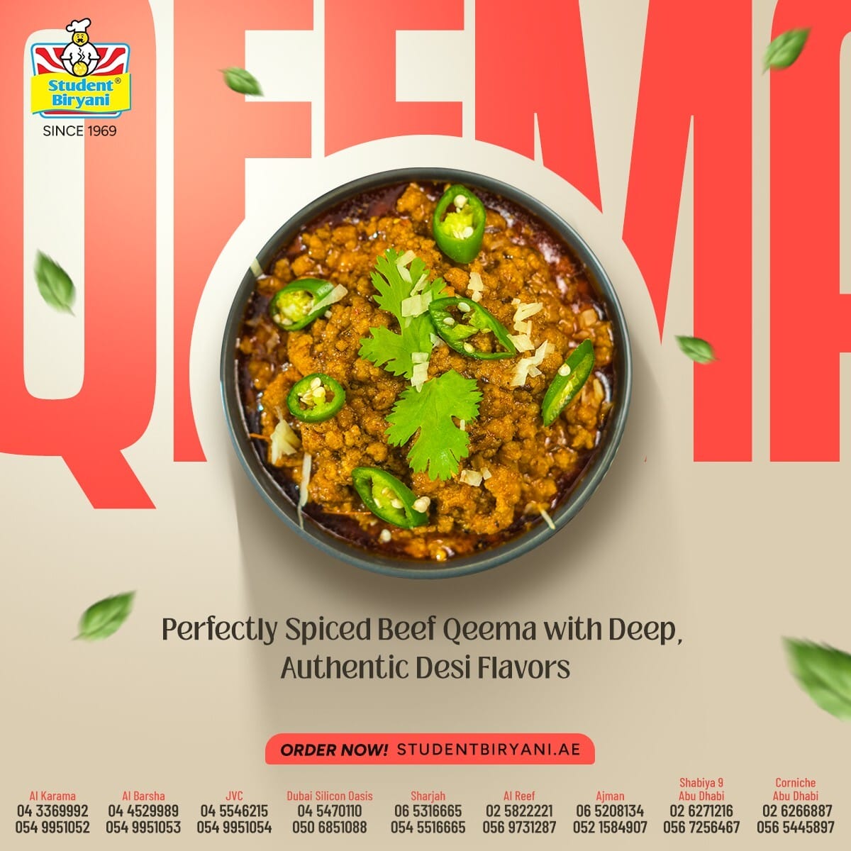 Student Biryani campaign post