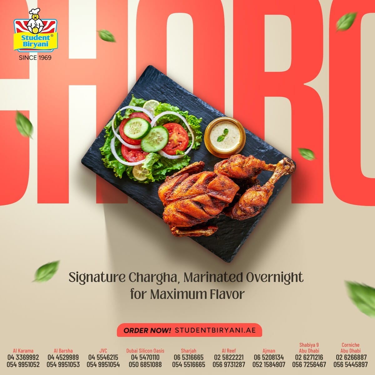 Student Biryani campaign post