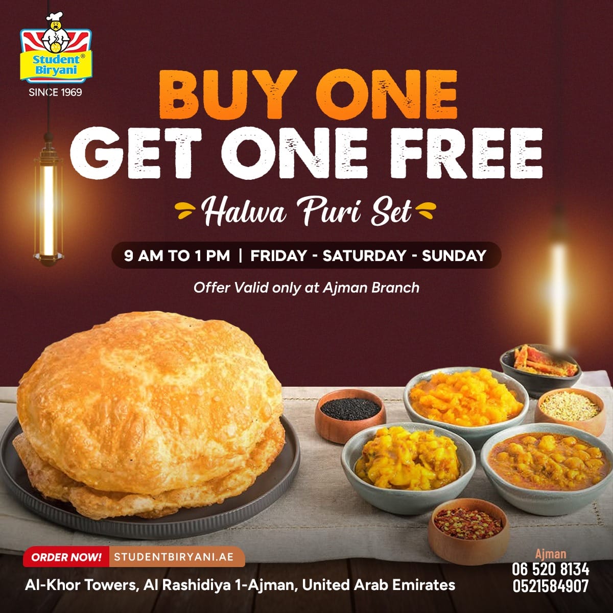 Student Biryani campaign post