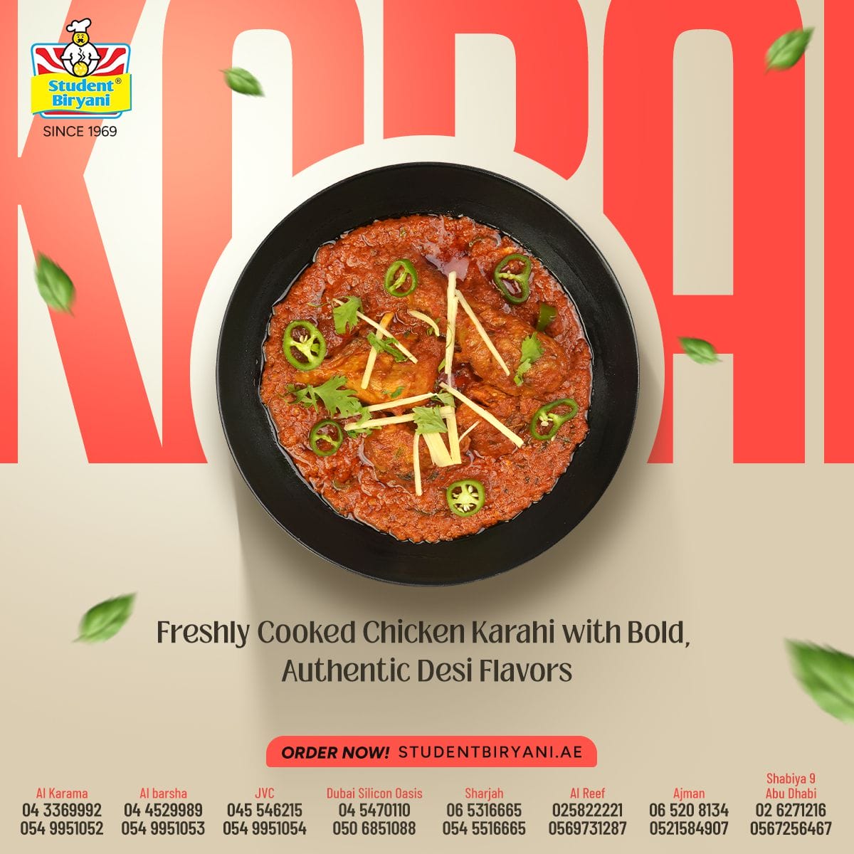 Student Biryani campaign post