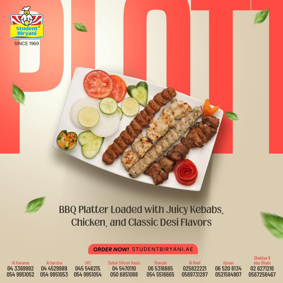 Student Biryani campaign post