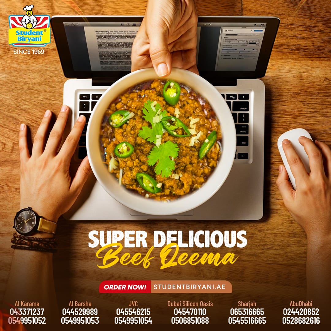 Student Biryani campaign post