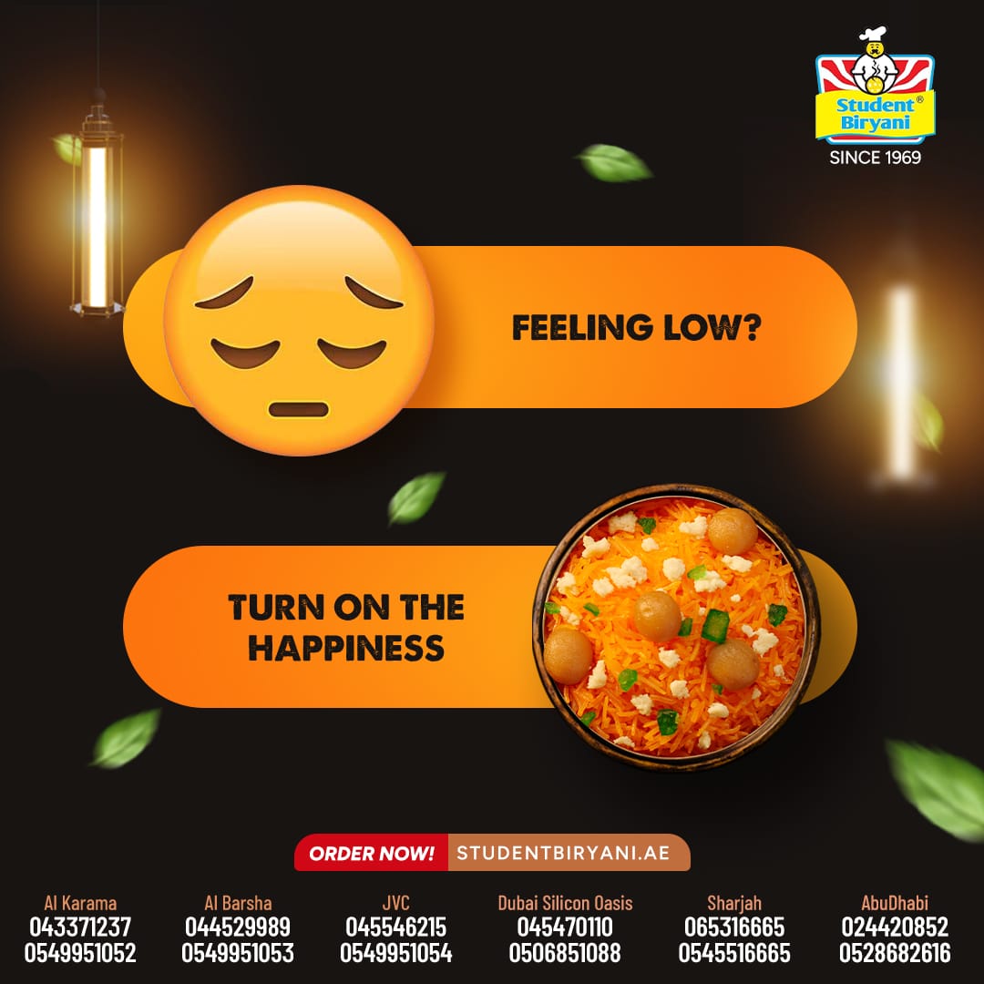 Student Biryani campaign post