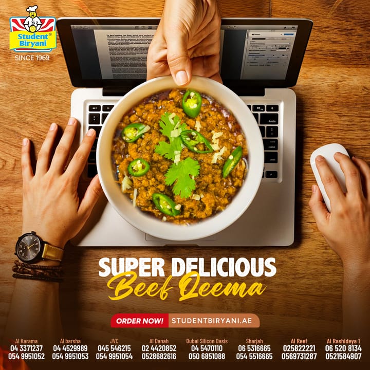 Student Biryani campaign post