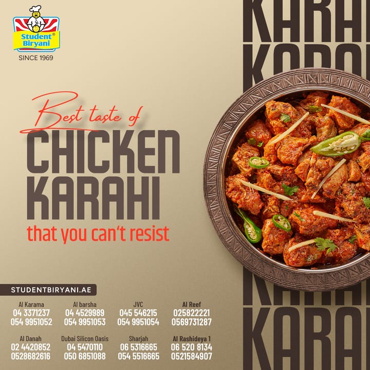Student Biryani campaign post