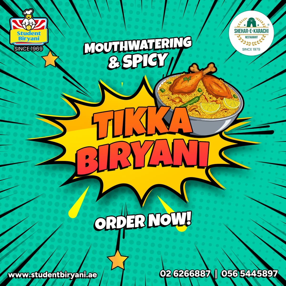 Student Biryani campaign post