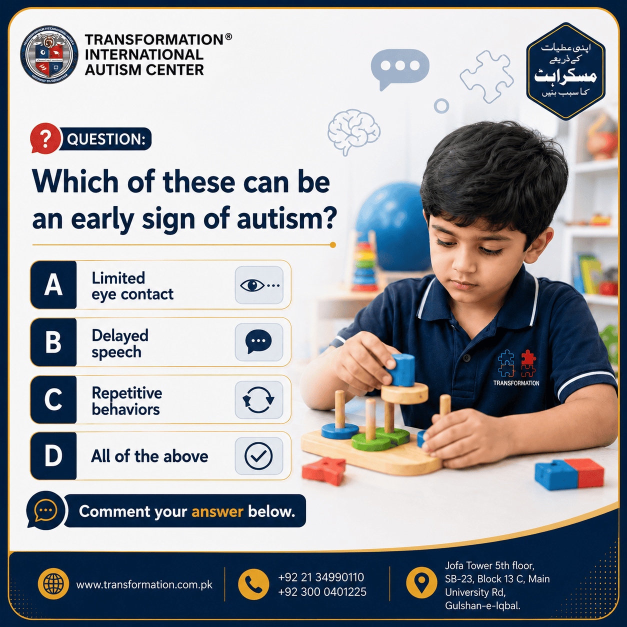Transformation Wellness Clinic campaign post