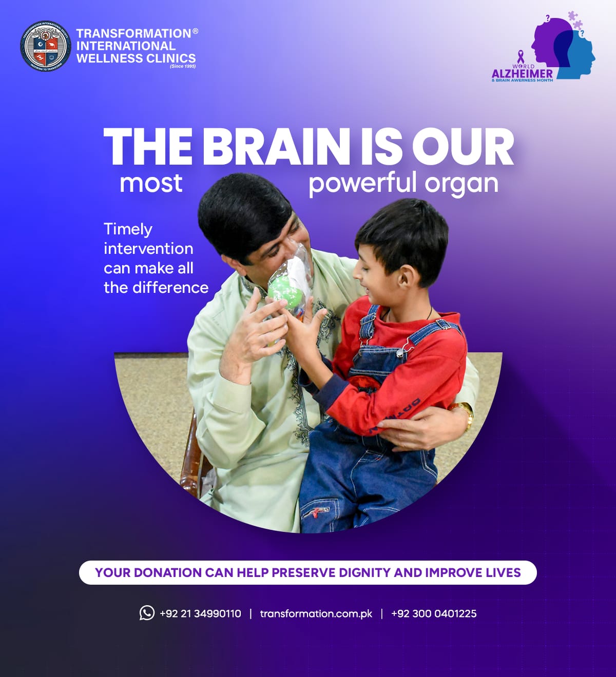 Transformation Wellness Clinic campaign post