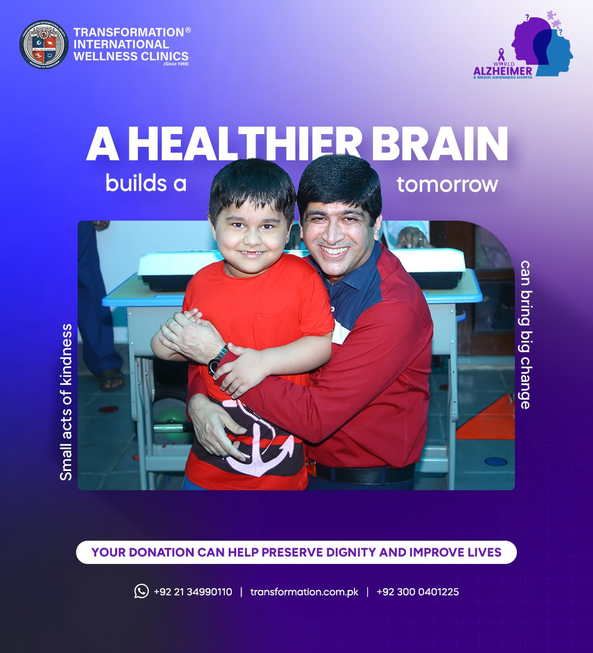 Transformation Wellness Clinic campaign post