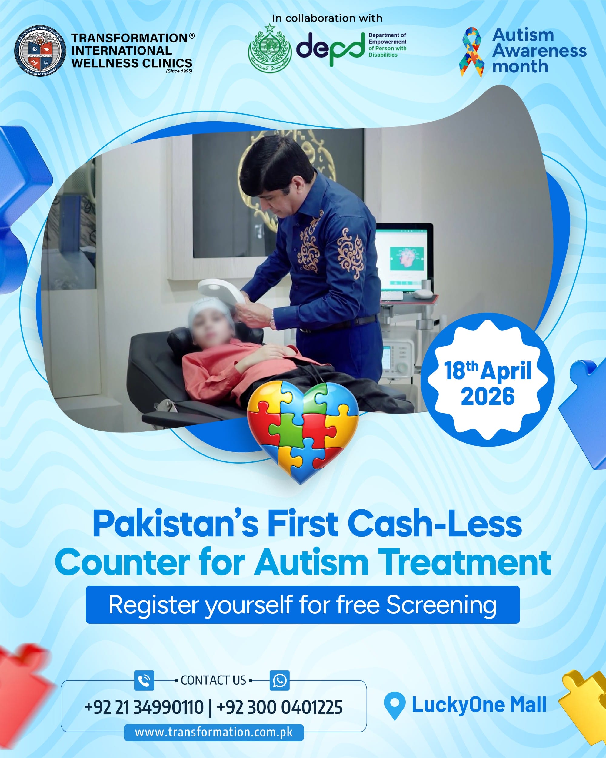Transformation Wellness Clinic campaign post