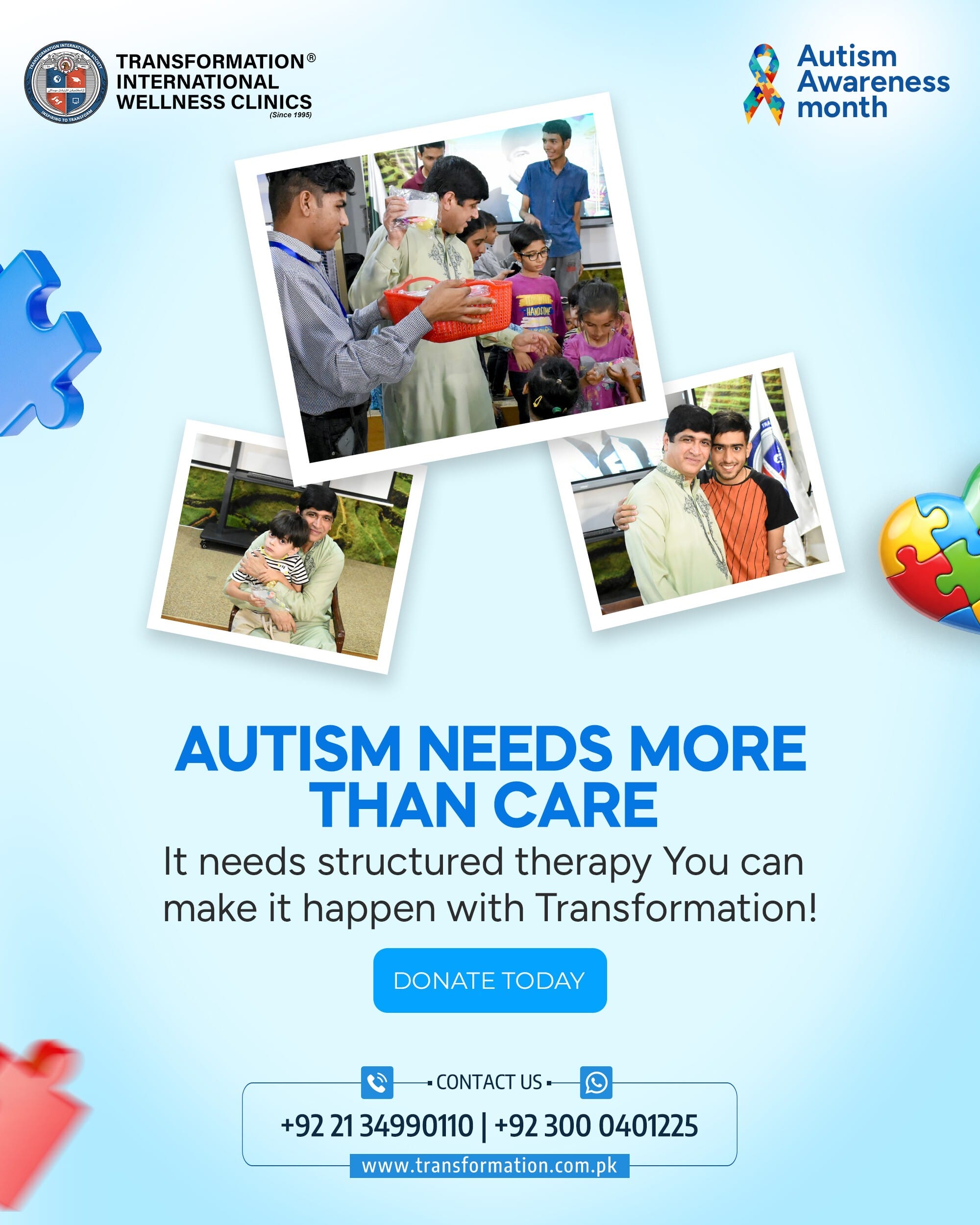 Transformation Wellness Clinic campaign post