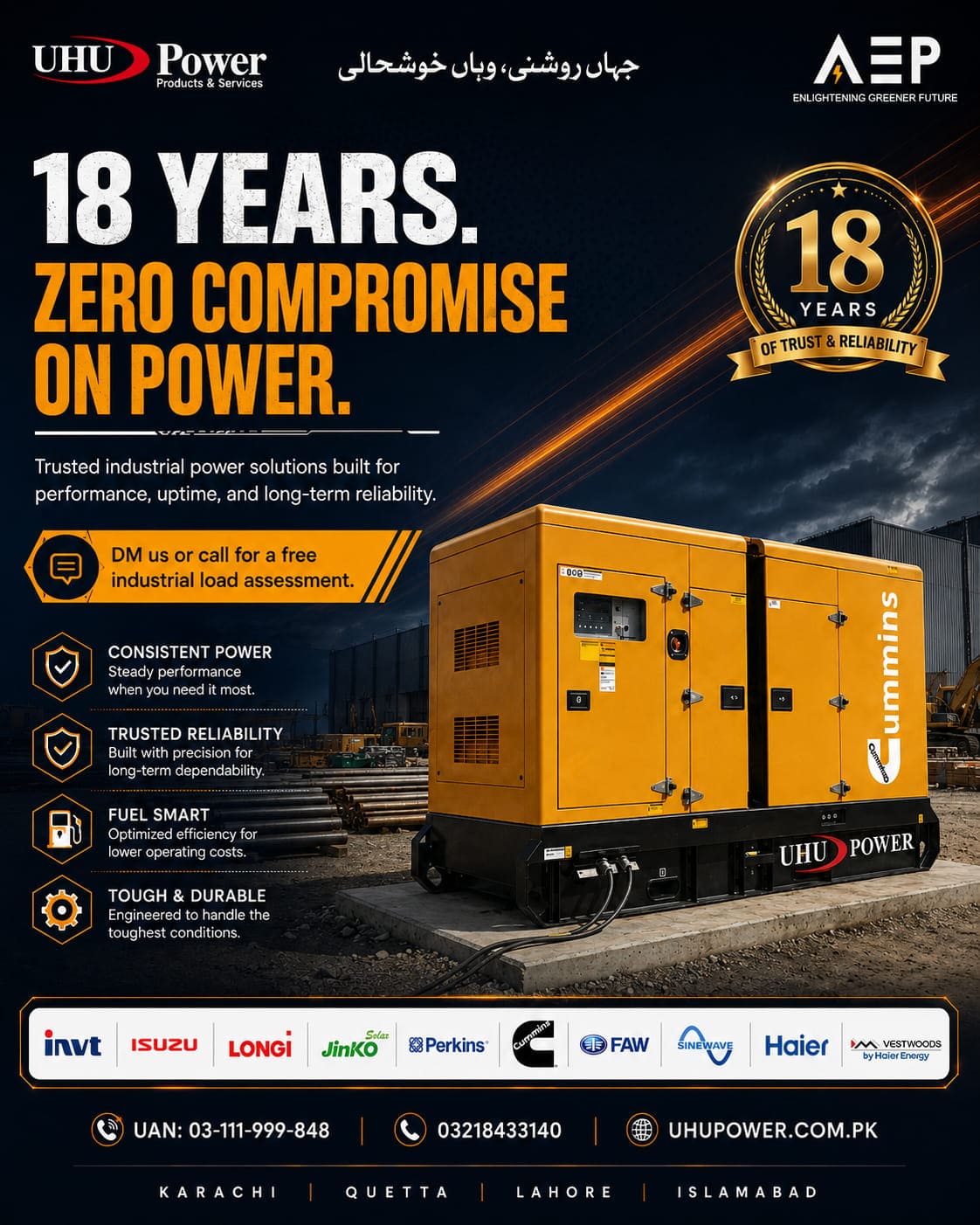 UHU Power campaign post