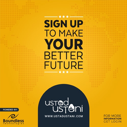 Ustad Ustani campaign post