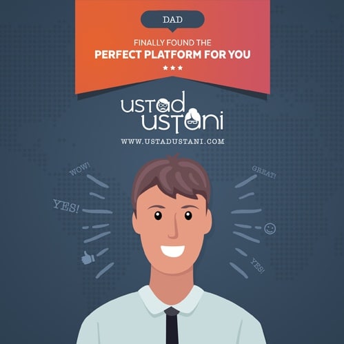 Ustad Ustani campaign post