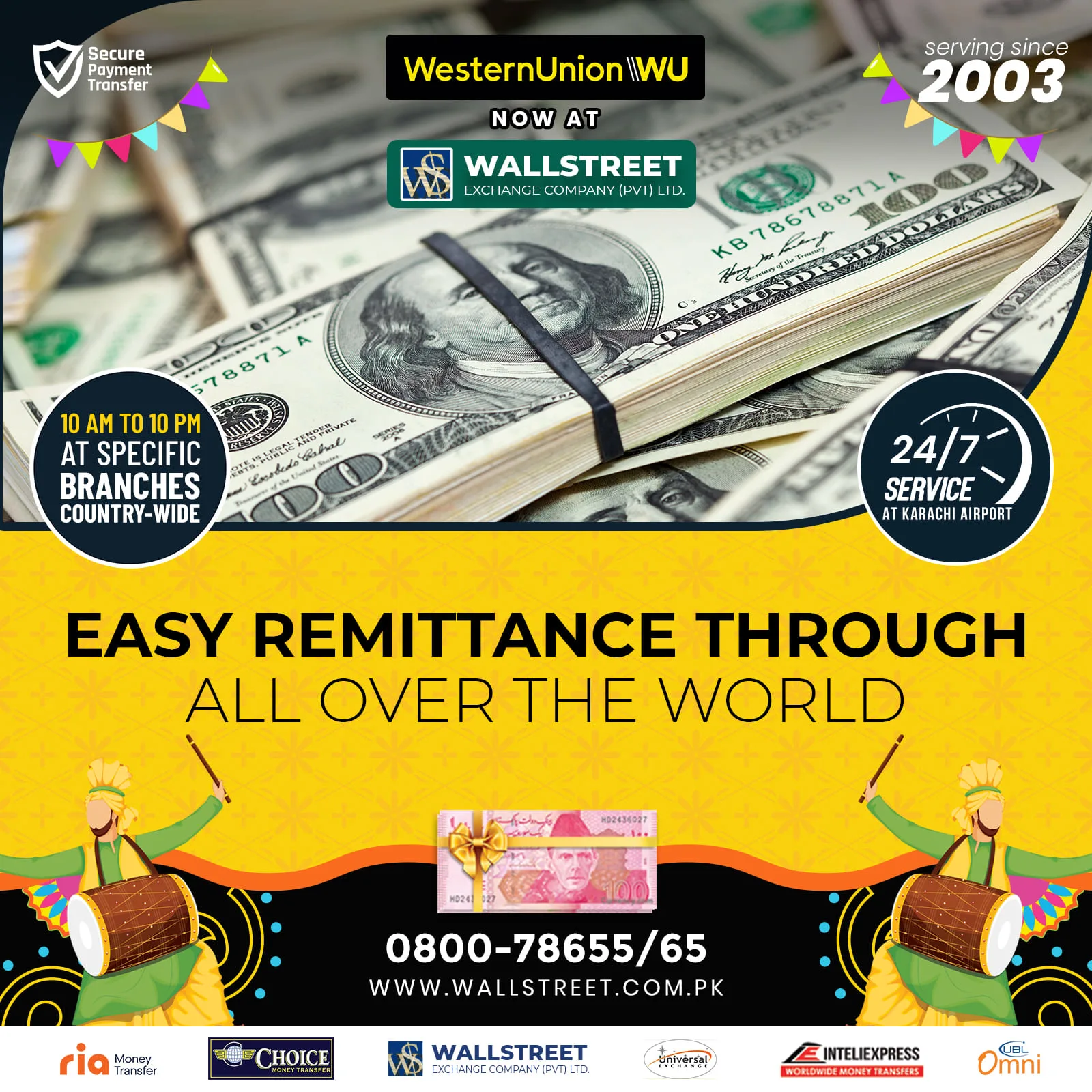 Wallstreet Exchange campaign post